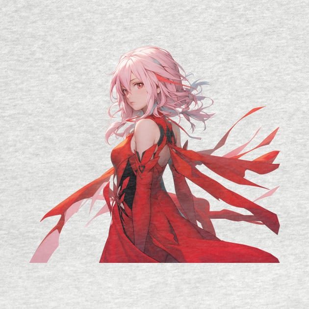 Inori Yuzuriha Guilty Crown illustration by Graphicvibestore